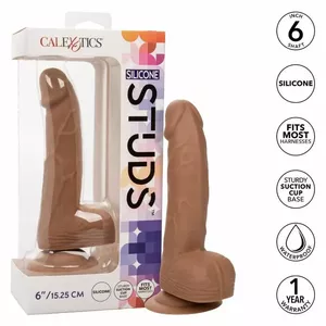 CALIFORNIA EXOTICS SILICONE STUDS 15,24 CM BROWN