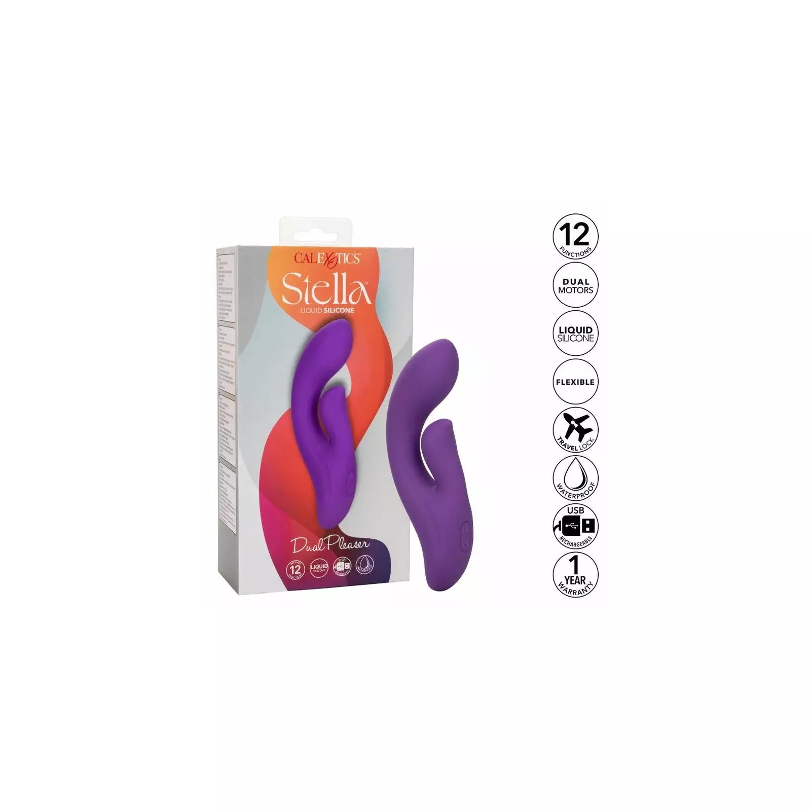 Vibrators CalExotics Stella Dual Pleaser Photo 1