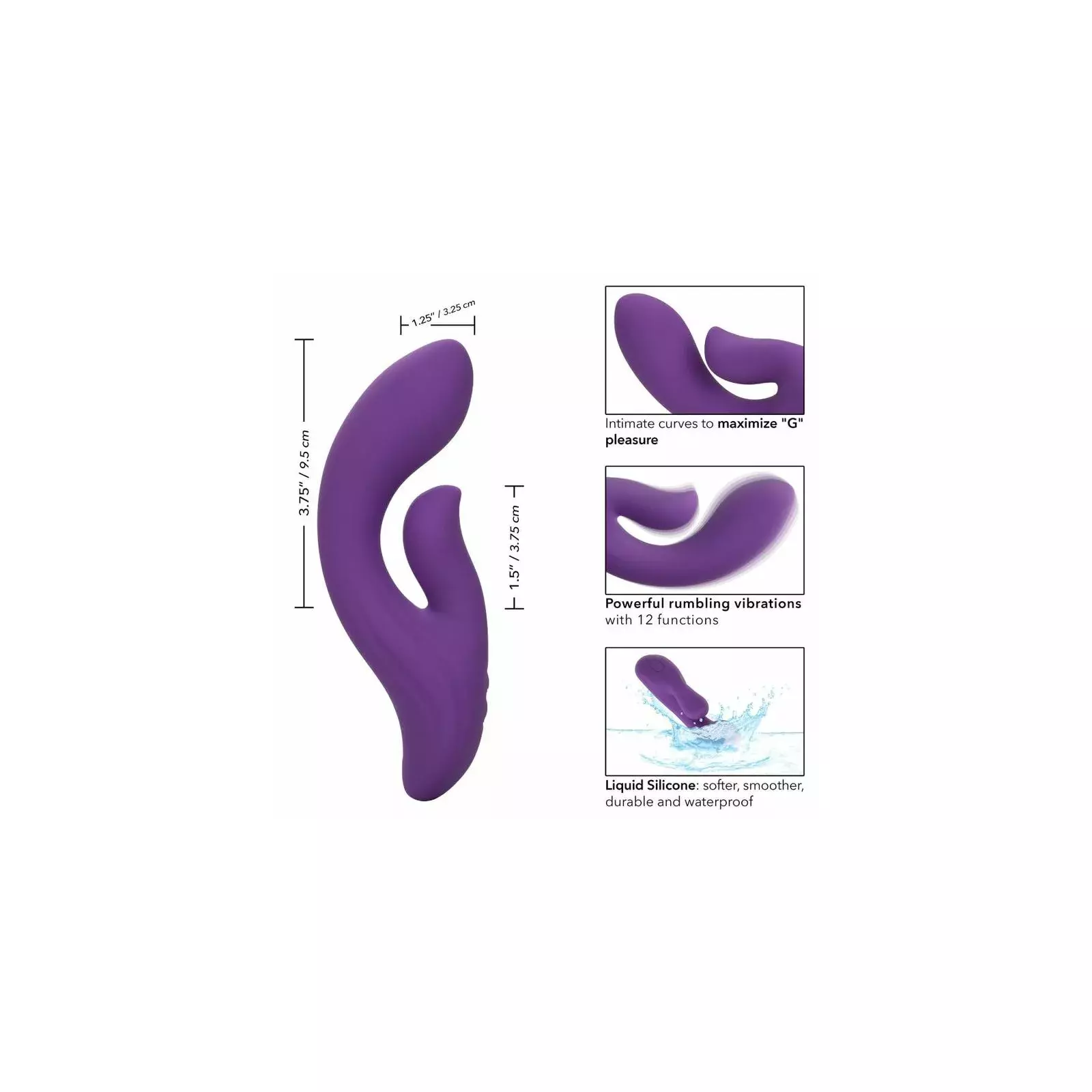 Vibrators CalExotics Stella Dual Pleaser Photo 2