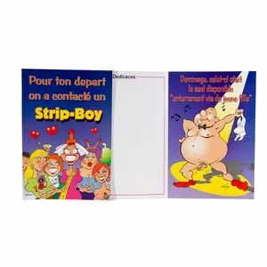 FEMARVI CARD STRIP-BOY - FR