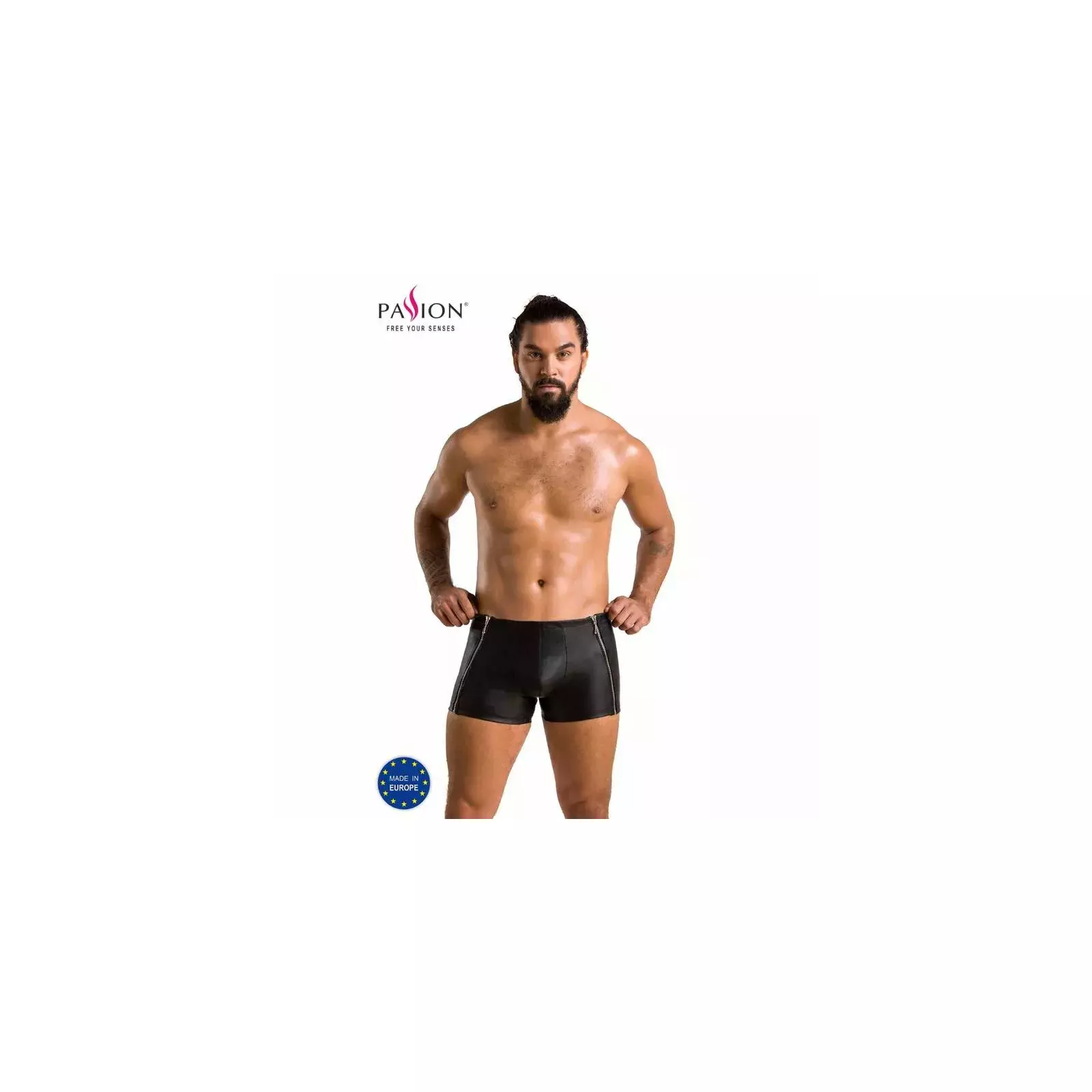 PASSION - 049 SHORT MATT BLACK S/M, intīmo apģērbu Photo 1