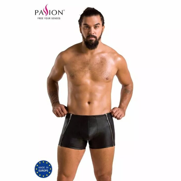 PASSION - 049 SHORT MATT BLACK S/M, intīmo apģērbu Photo 1