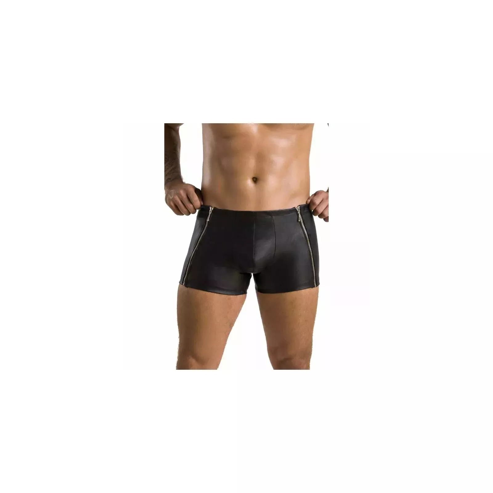 PASSION - 049 SHORT MATT BLACK S/M, intīmo apģērbu Photo 3