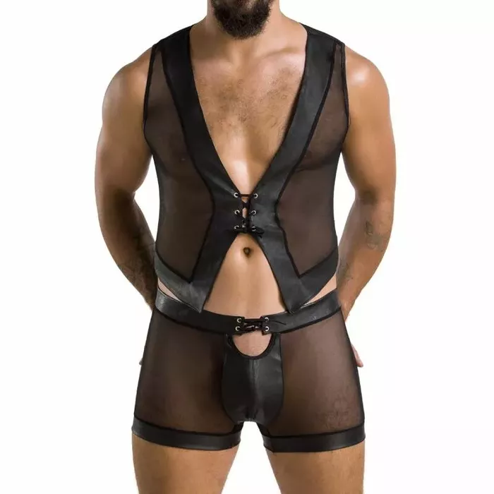 Эротический комплект PASSION William Black L/XL Photo 3