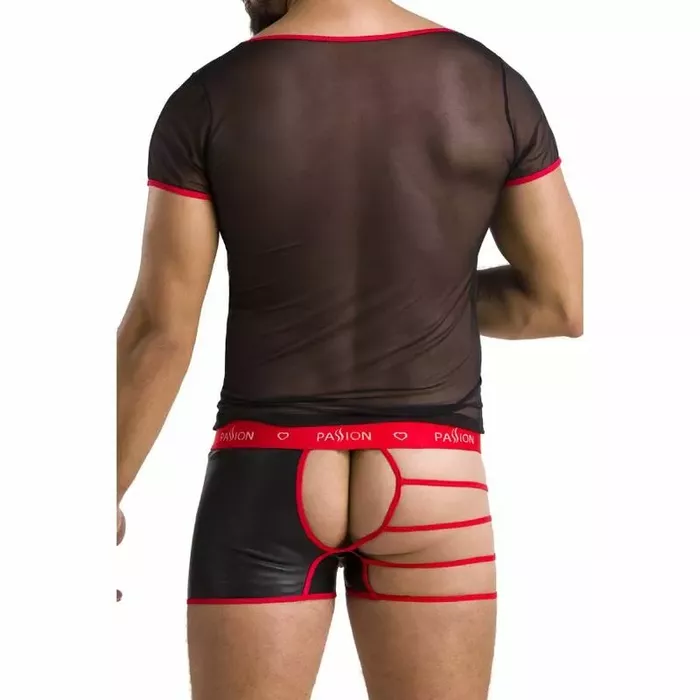 PASSION 055 MARK Black two-piece lingerie S/M Photo 4