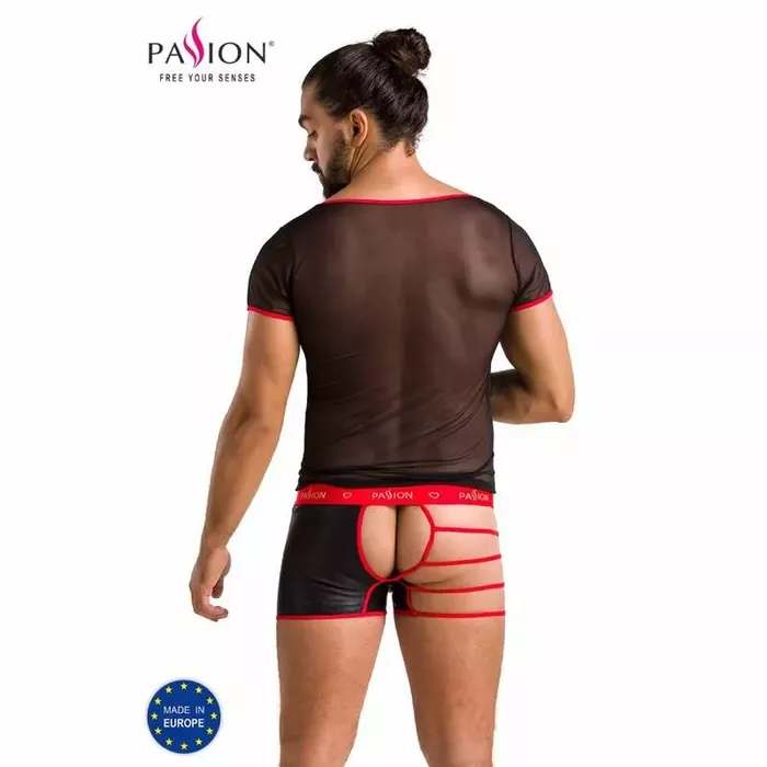 Sexy costume PASSION 055 Set Mark Black L/XL Photo 2