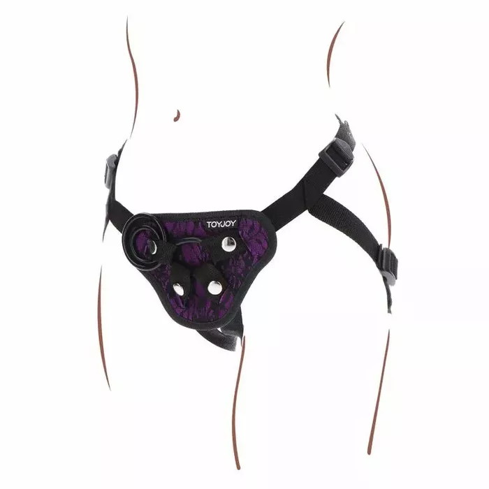 Strap-on harness TOYJOY Lace Violet Photo 6