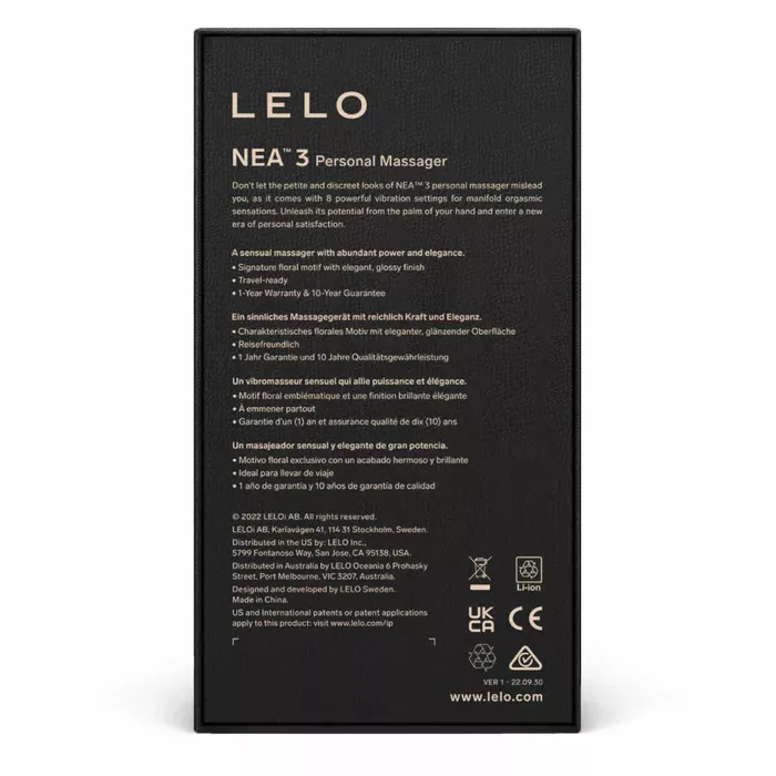 Personīgais masieris Lelo NEA 3 Photo 5