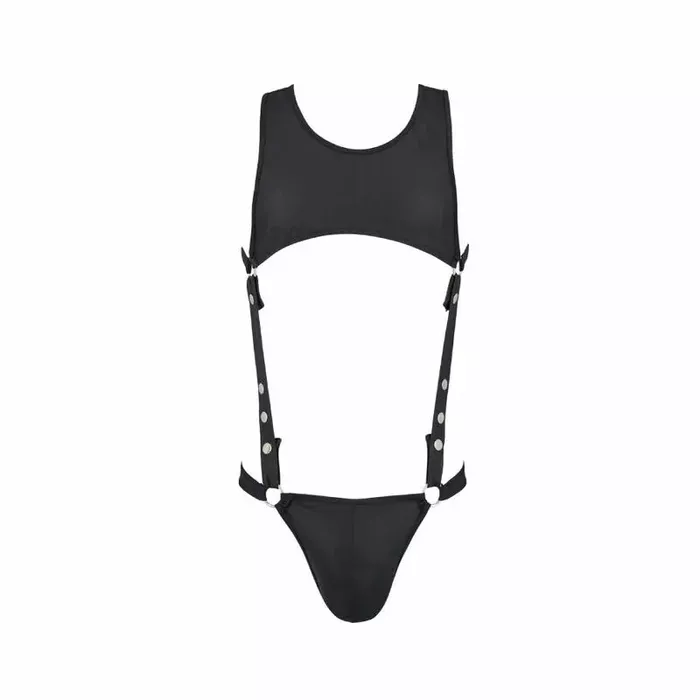 Women's bodysuit PASSION 056 Adam Black L/XL Photo 5