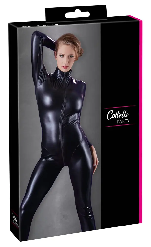 Комбинезон Cottelli Collection M — длинные рукава, чёрный Photo 8