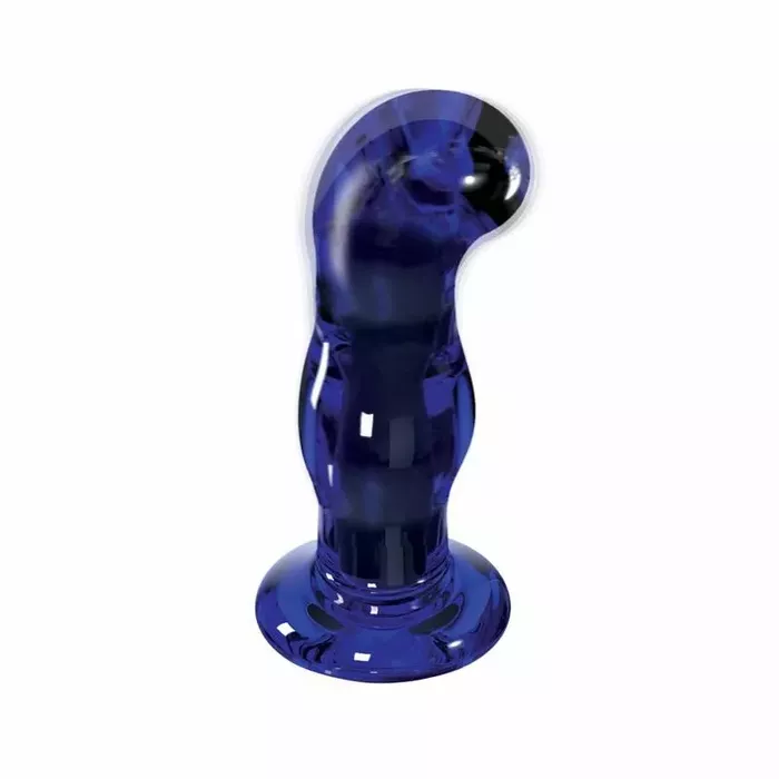 Стеклянная анальная пробка с вибрацией TOYJOY The Gleaming Photo 5