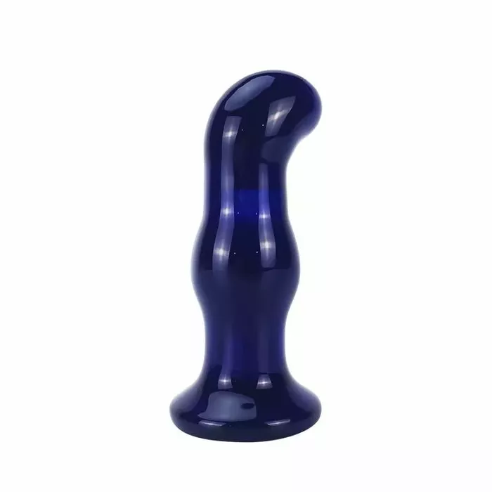 Стеклянная анальная пробка с вибрацией TOYJOY The Gleaming Photo 9