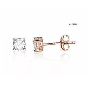 14K Red Gold Earrings "New Classic XIV"