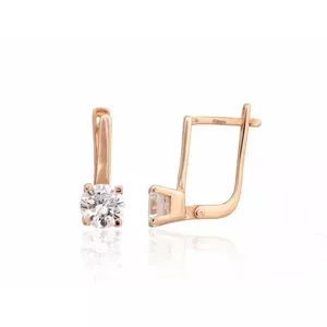 14K Red Gold Earrings "Juno Gold XXVIII"