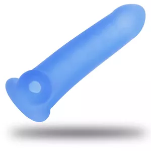 OHMAMA SILICONE PENIS AND TESTIBLES SLEEVE - MEDIUM