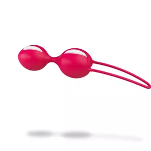 Kegel bumbieri Fun Factory Smartballs Duo, 36 mm, 173 mm, sarkani, balti