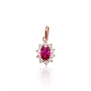 Zelta kulons "Ferro (Fuchsia)" no 585 proves sarkanā zelta