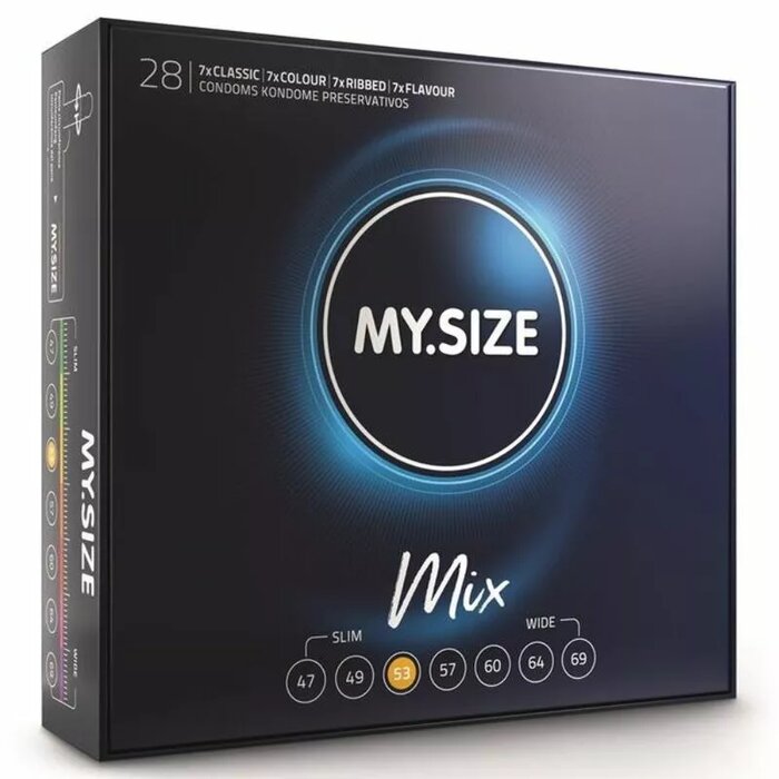 MY SIZE MIX CONDOMS 53 MM, D-233576 Photo 1