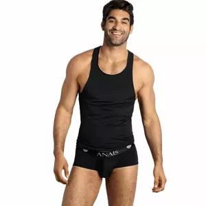 Sleeveless Underwear Top ANAIS MEN Petrol Top L — size L, close-fitting, sleeveless