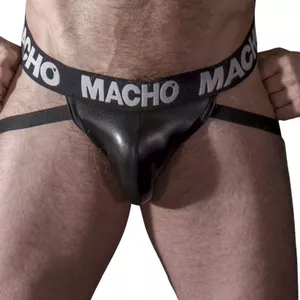 MACHO - MX25NC JOCK BLACK LEATHER L