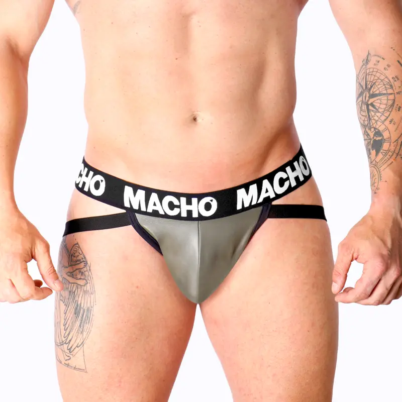 Ādas džokstraps machounderwear MACHO MX27GR Photo 4