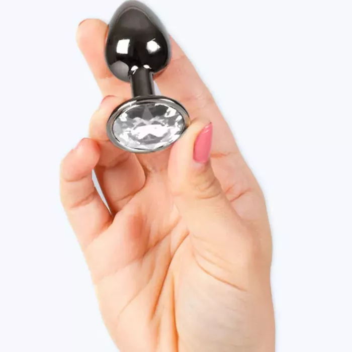 Butt plug SECRETPLAY Gunmetal small — metal 7 cm Photo 3