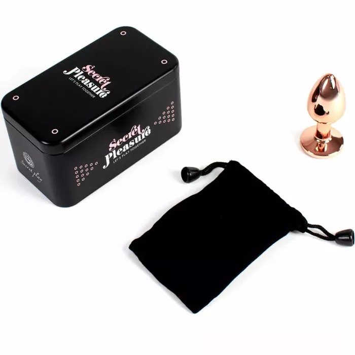 Anal plug SECRETPLAY Metal Butt Plug Rose Gold, 7 cm Photo 4