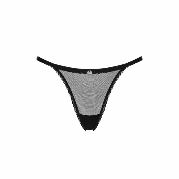 Stringa OBSESSIVE Thong M/L — tilla priekšpuse, gipiūras mežģīnes Photo 5