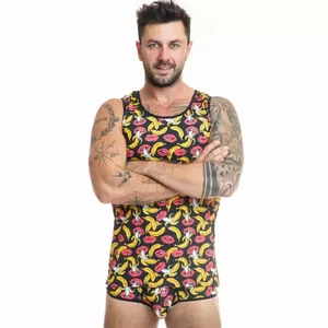 Sleeveless men's top ANAIS MEN D-233698 — Banana Top, lightweight casual wear