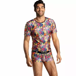 ANAIS MEN - COMICS T-SHIRT M, Model D-233831, Stylish Tee for Men