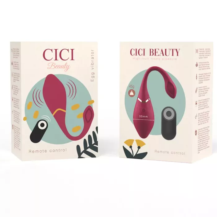 Vibrācijas ola Cici Beauty Premium — silikona, tālvadība Photo 5