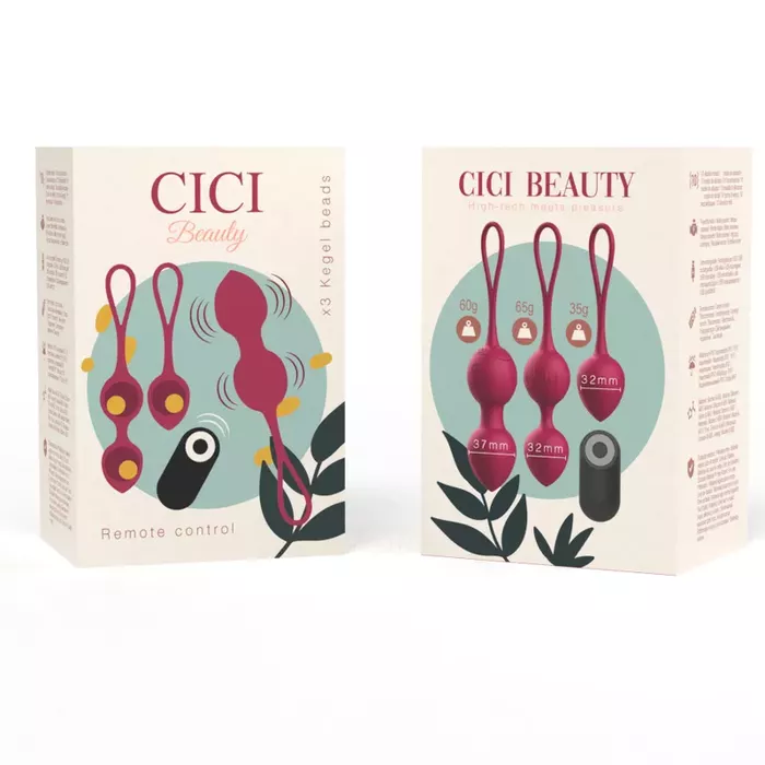 Kegel beads Cici Beauty Premium Silicone — 3 vibrating beads Photo 4