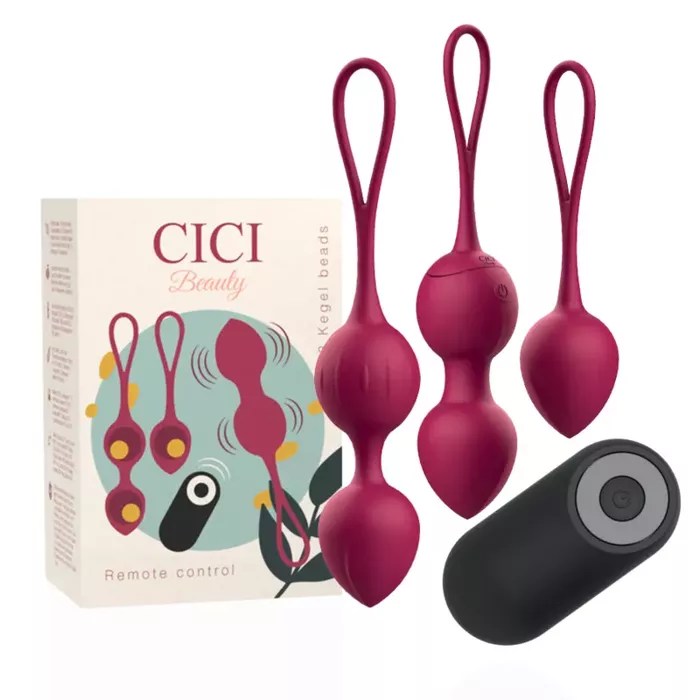 Kegel beads Cici Beauty Premium Silicone — 3 vibrating beads Photo 6