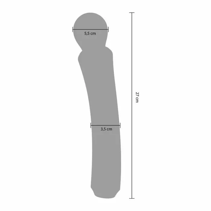 Вибратор XOCOON Curved Wand — силикон, водонепроницаемый Photo 8