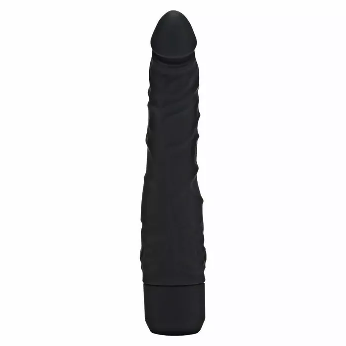 GET REAL Classic Slim Vibrator Black — тонкий силиконовый вибратор Photo 2