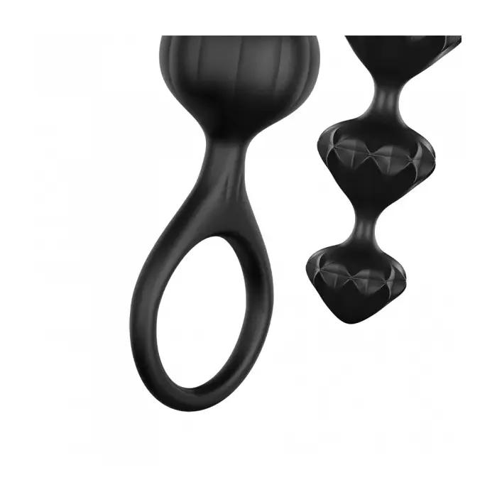 Anal plug SATISFYER Love Beads Black Photo 2