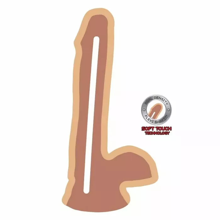 Dildo GET REAL Dual Density 17 cm Photo 3