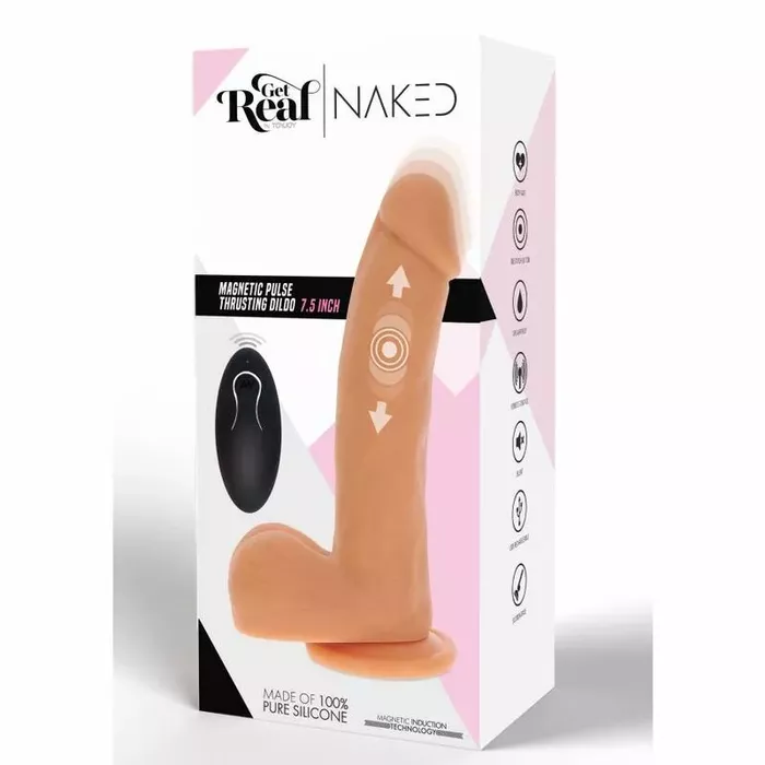 Dildo GET REAL Magnetic Pulse Trusting Dildo Skin Photo 6