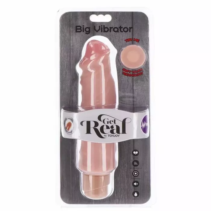 Вибратор GET REAL Dual Density Big 20,5 см Photo 4