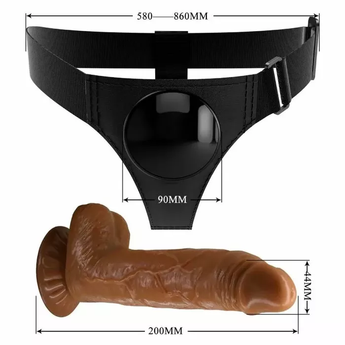 Harness briefs pretty love Michael — 20 cm dildo Photo 6