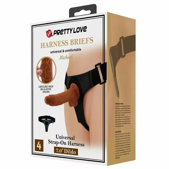 Harness briefs pretty love Michael — 20 cm dildo Photo 10
