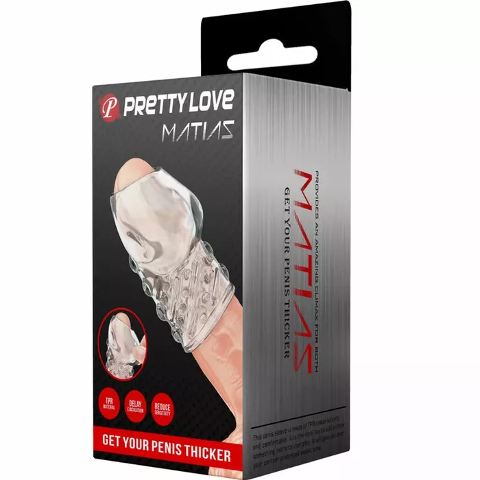 Penis sleeve pretty love Matias Transparent Photo 9
