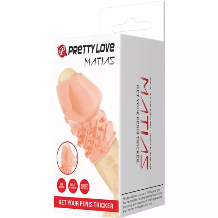 Penis thickener sleeve Pretty Love Matias Natural Photo 9