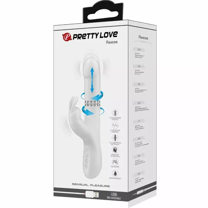 Вибратор pretty love Reese — силикон, вращение Photo 9