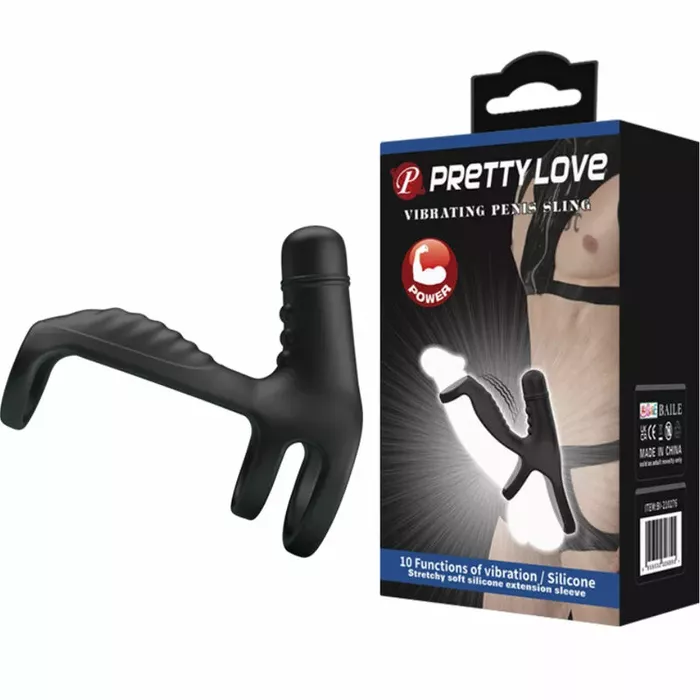 Pagarinoša uzmava pretty love Elastic Soft Silicone Extension Sleeve Photo 2
