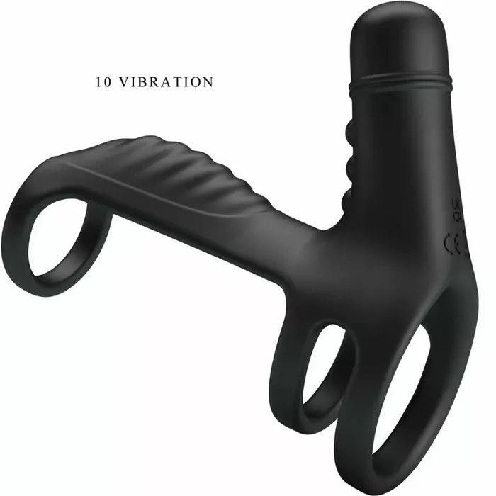 Pagarinoša uzmava pretty love Elastic Soft Silicone Extension Sleeve Photo 4