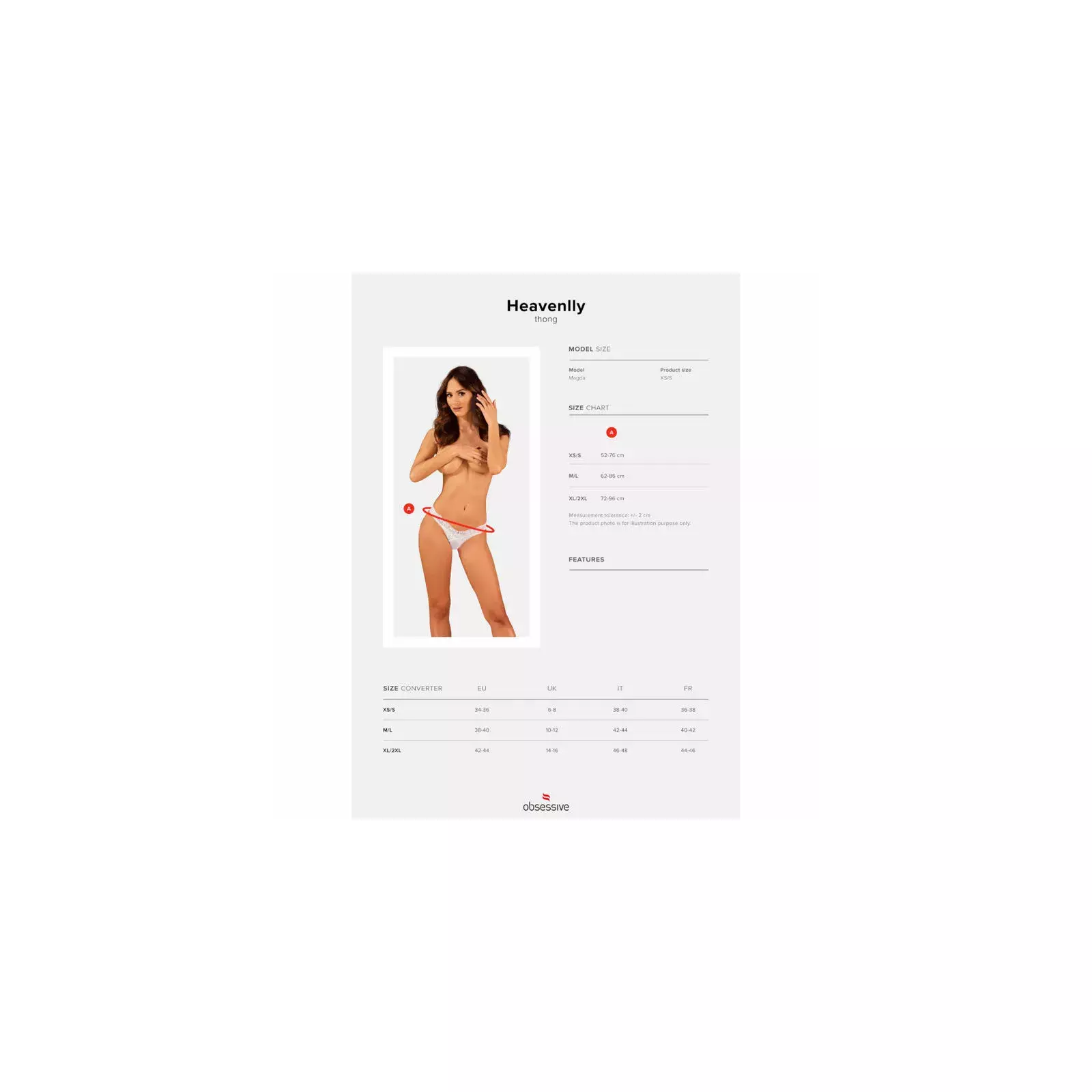 OBS Stringi D-234946 - XL/2XL Izmērs no OBSESSIVE Photo 9