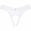 OBSESSIVE OBS Thong XL/2XL — кружевные стринги с откр. шагом Photo 7