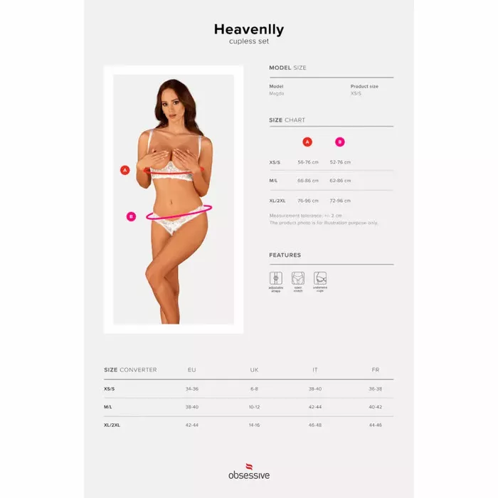 Нижнее белье OBSESSIVE OBS Set XL/2XL Photo 7