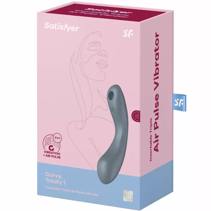 Vibrators SATISFYER Curve Trinity 1 Photo 10